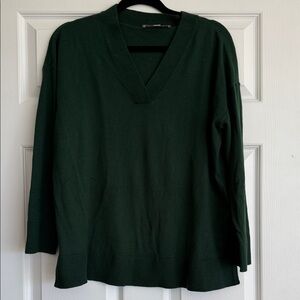 LOFT Forest Green Knit Top
